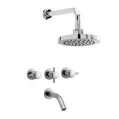 Grifería Ducha Peirano 80-136 Marbella Plus