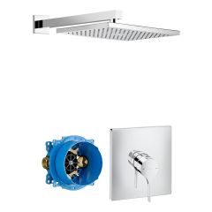 Grifería Roca Iconia Kit Ducha Embutir Monocomando