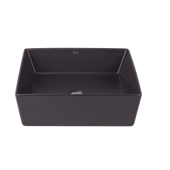 Bacha Roca Kira Square Negra 380x380 Cuadrada