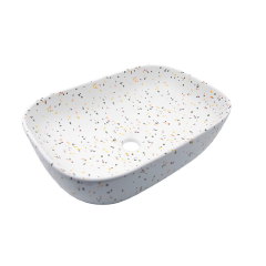 PF Bacha Cuadrada Ovoide Terrazo